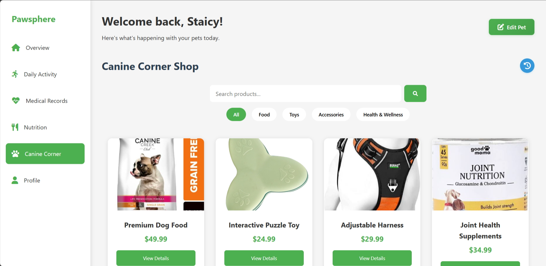 Pet Care App Screenshot 3
